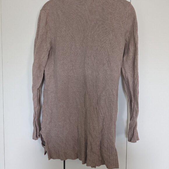 Old Navy Long Line Open Front Cardigan - Size S, Beige/Camel - Picture 3 of 3